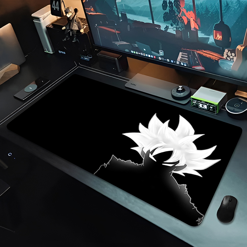 Gaming Keyboard Nearby - Alfombrilla de Ratón DBZ Black Anime