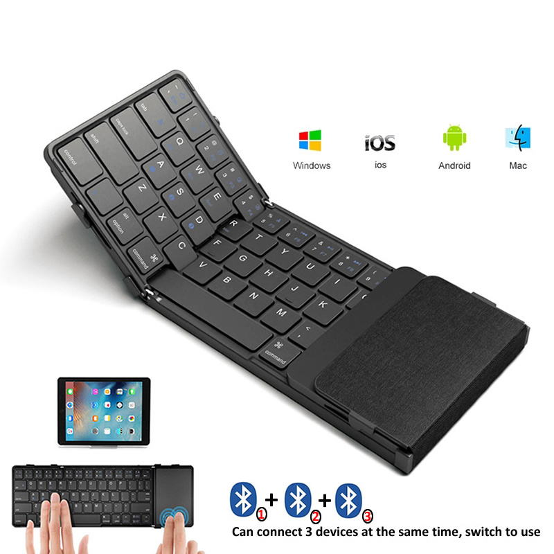 Gaming Keyboard Number Pad - BOW Corea/Rusia teclado plegable inalámbrico con