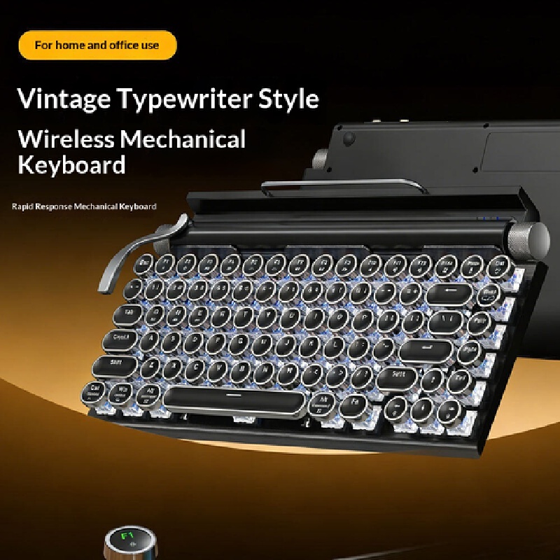Gaming Keyboard Not Typing - Teclado mecánico inalámbrico, estilo máquina de