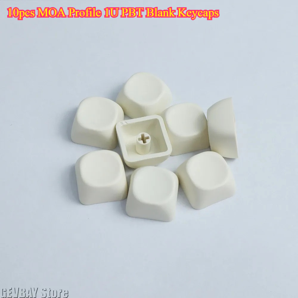 Gaming Keyboard Typewriter - 10 teclas en blanco de perfil