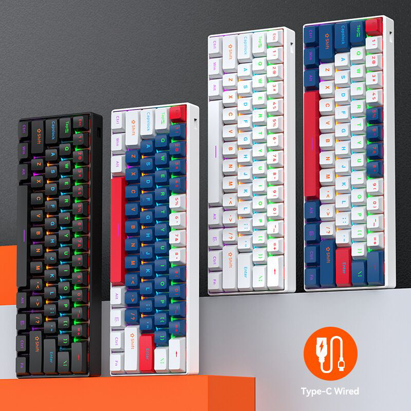 Gaming Keyboard Not Typing - Teclado mecánico mini T-WOLF T60 de