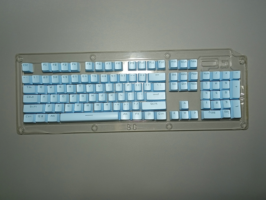 Gaming Keyboard Corsair - Teclado transparente Corsair PBT para K70