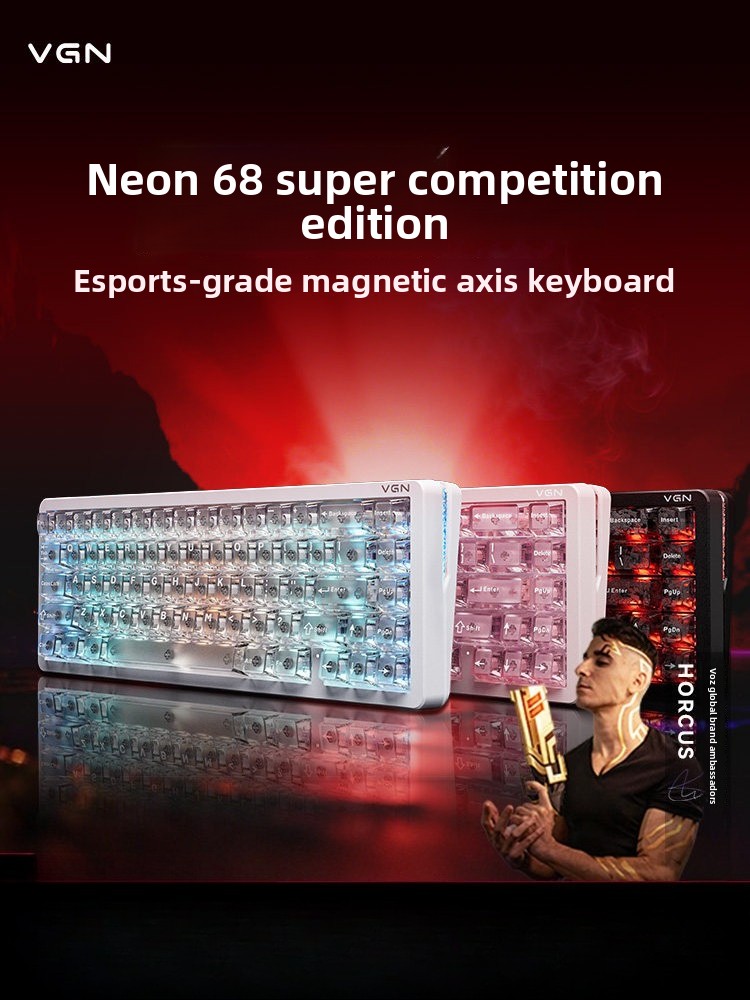 Gaming Keyboard Thocky - Teclado Magnético Personalizado con Diseño Estético