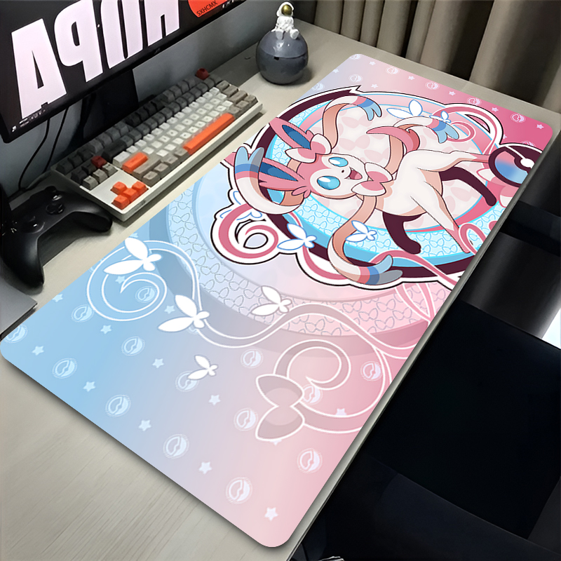 Gaming Keyboard Nearby - Alfombrilla de ratón grande rosa, bonita,