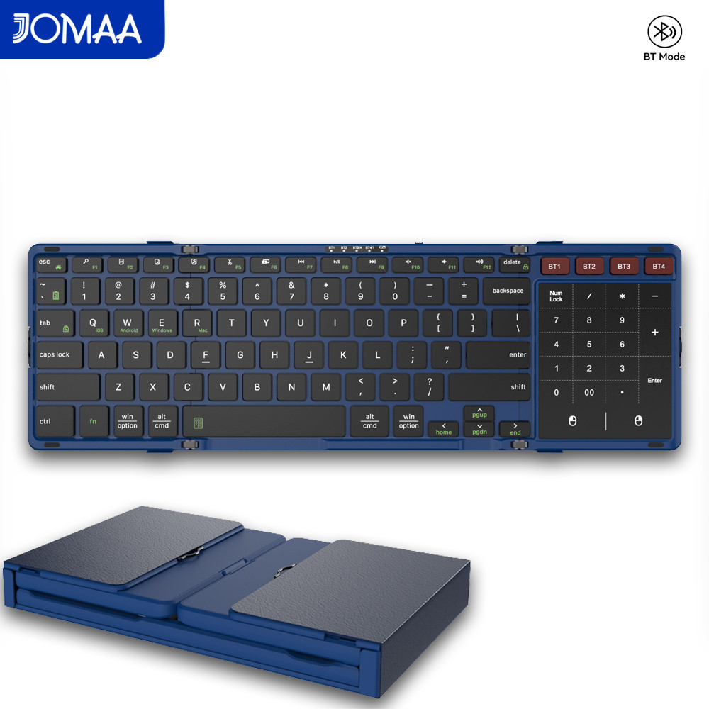 Gaming Keyboard Number Pad - Teclado Bluetooth Plegable JOMAA con Panel