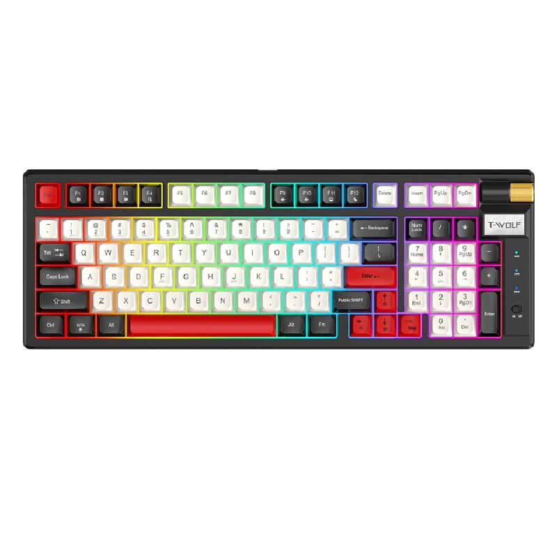 Gaming Keyboard Not Typing - Teclado Mecánico Retro Tri-Modo 2.4g Bt5.1