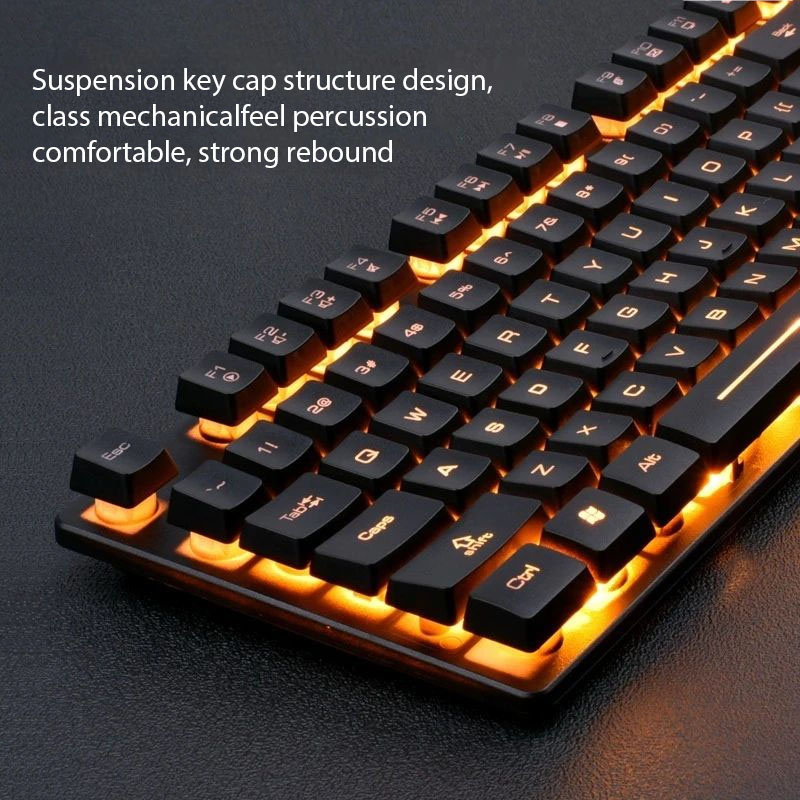 Juego de teclado y ratón KM320 - Gaming Keyboard Mouse Combo reseña y precio
