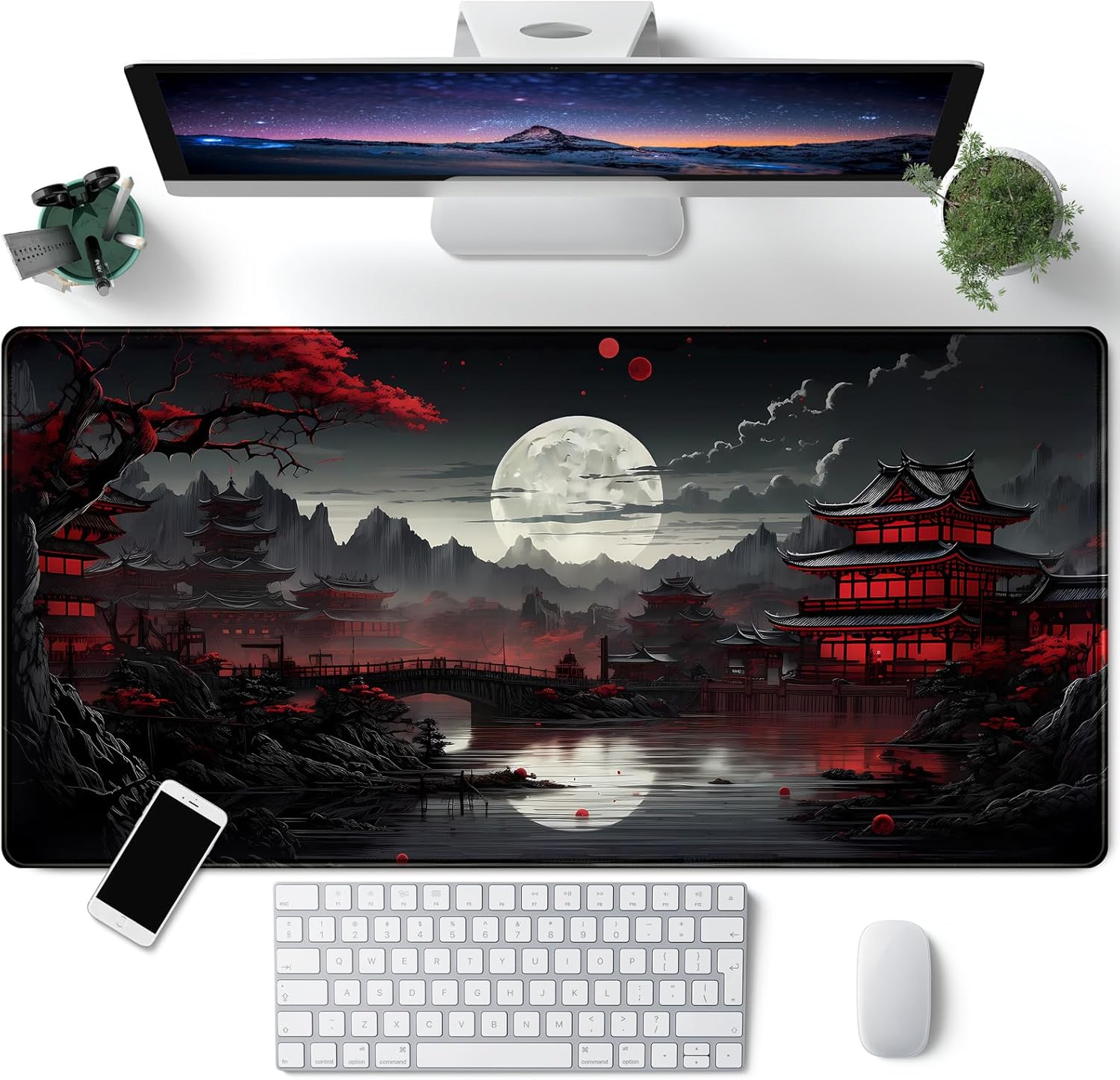 Alfombrilla de escritorio japo - Gaming Keyboard And Mouse reseña y precio