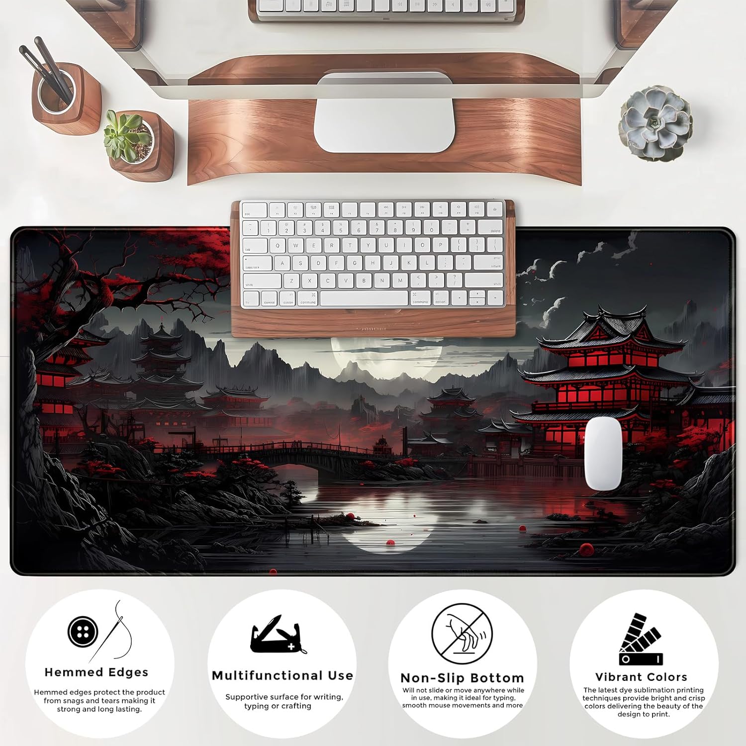 Alfombrilla de escritorio japo - Gaming Keyboard And Mouse reseña y precio