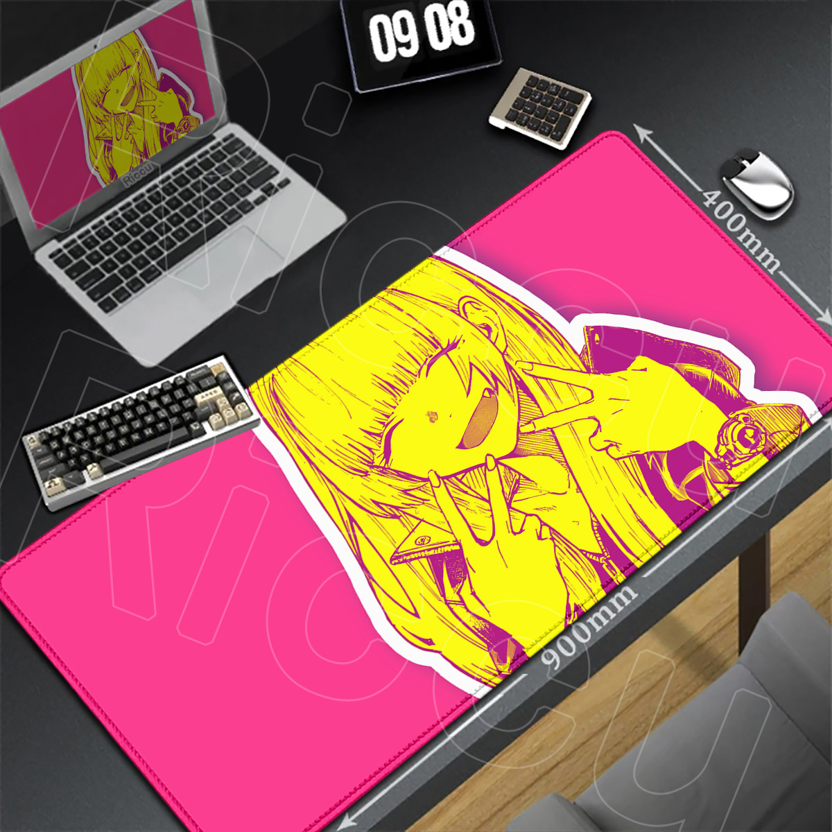 Alfombrilla de ratón Hot Anime - Gaming Keyboard Typewriter reseña y precio