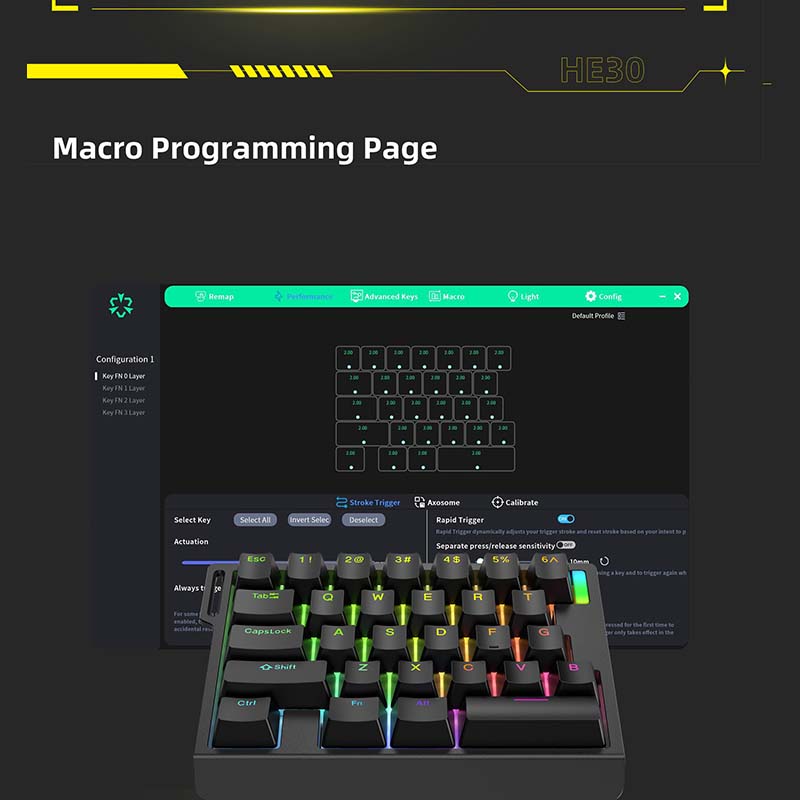 Teclado Mecánico para Juegos H - Gaming Keyboard Magnetic Switches reseña y precio