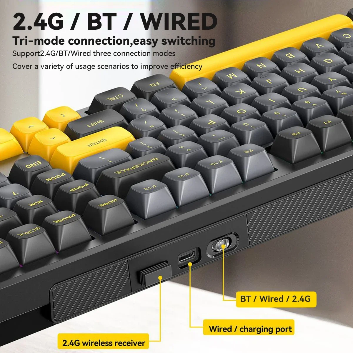 Teclado mecánico inalámbrico p - Gaming Keyboard Thocky reseña y precio