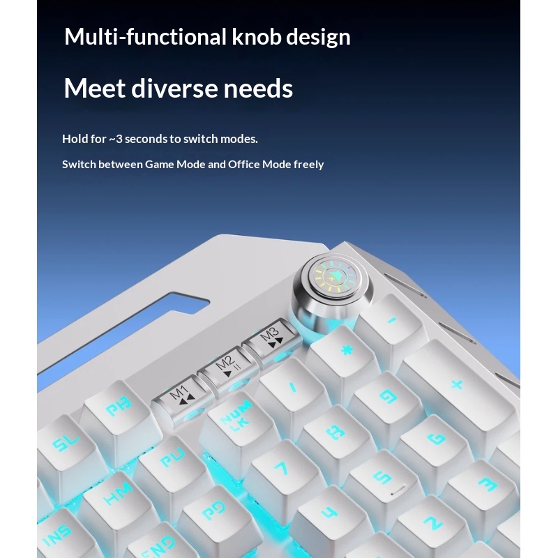 Combo de Teclado Mecánico Inal - Gaming Keyboard Extension reseña y precio