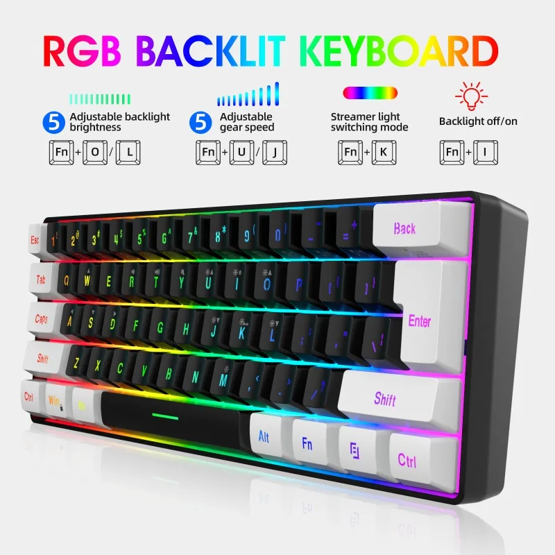 Kit de Teclado y Ratón para Ju - Gaming Keyboard Mouse Combo reseña y precio
