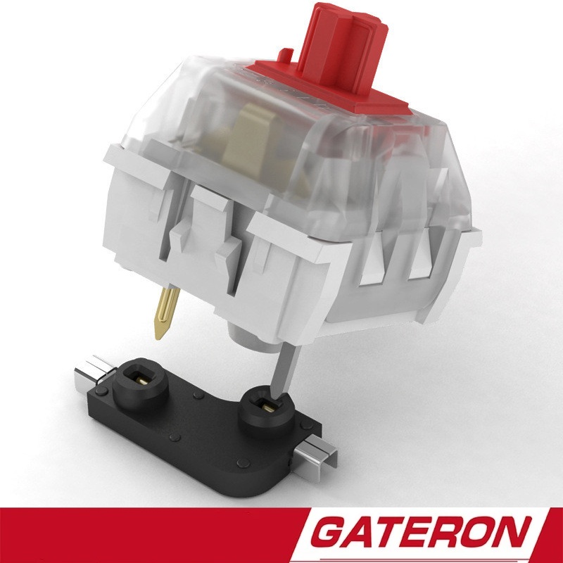 Gateron-Base de enchufe interc - Gaming Keyboard Thocky reseña y precio