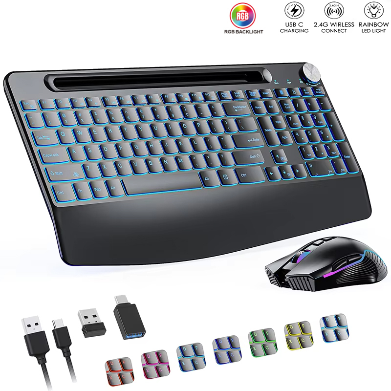 Combo de ratón y teclado inalá - Gaming Keyboard Mouse Combo reseña y precio