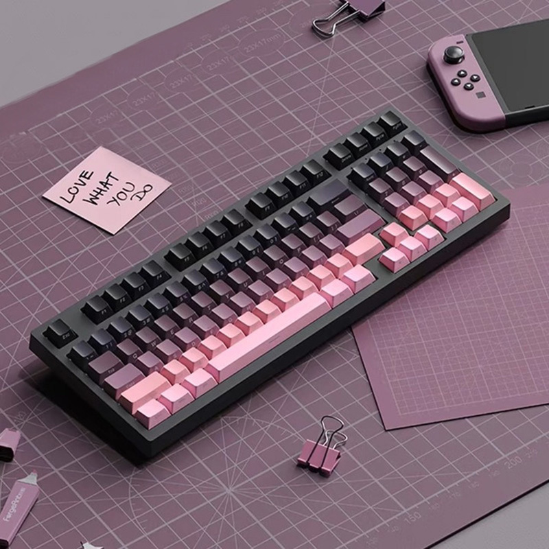 Teclas con Gradiente de Color, - Gaming Keyboard Typewriter reseña y precio