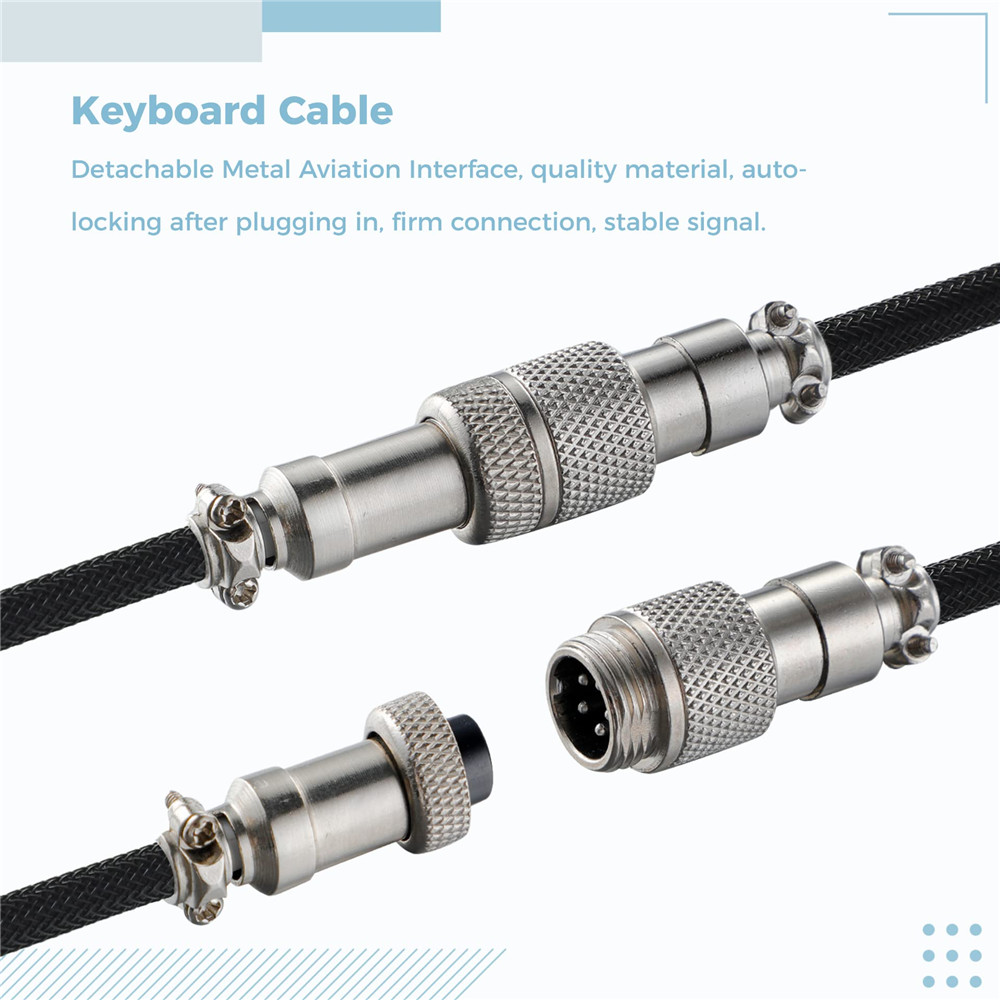 Cable en espiral para teclado  - Gaming Keyboard Type C reseña y precio