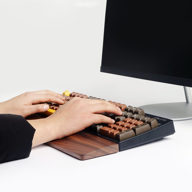 Reposamuñecas de madera de nog - Gaming Keyboard Number Pad reseña y precio