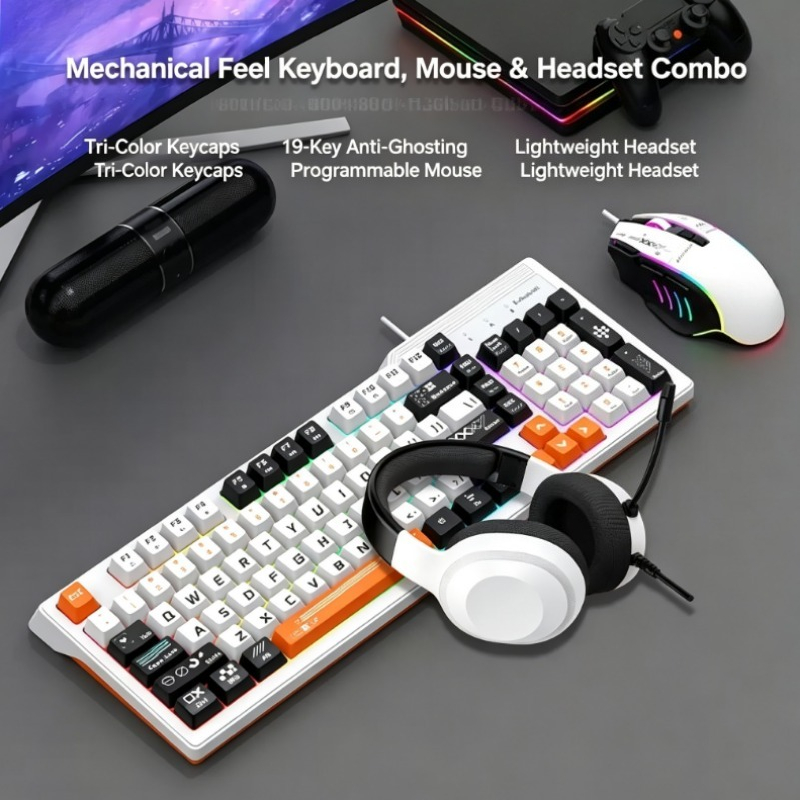 K8pro 3 en 1 Combo de Juego: T - Gaming Keyboard Mouse Combo reseña y precio