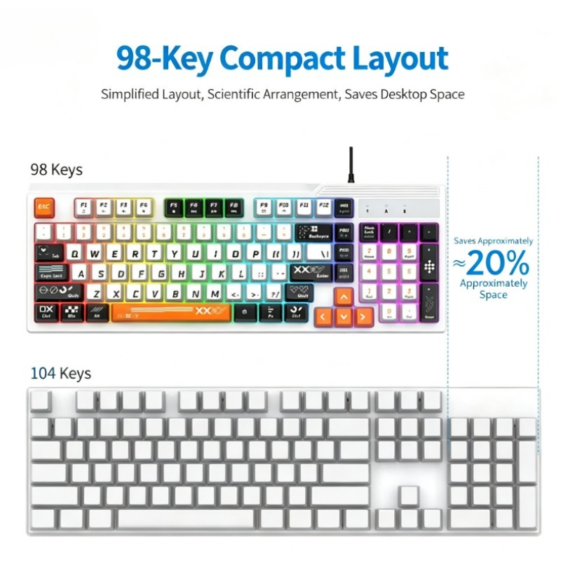 K8pro 3 en 1 Combo de Juego: T - Gaming Keyboard Mouse Combo reseña y precio