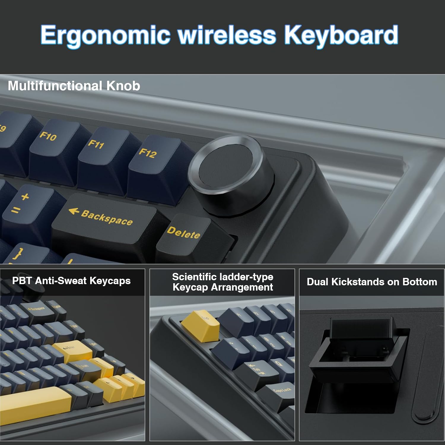 Teclado Mecánico Aula F75, Tec - Gaming Keyboard Number Pad reseña y precio