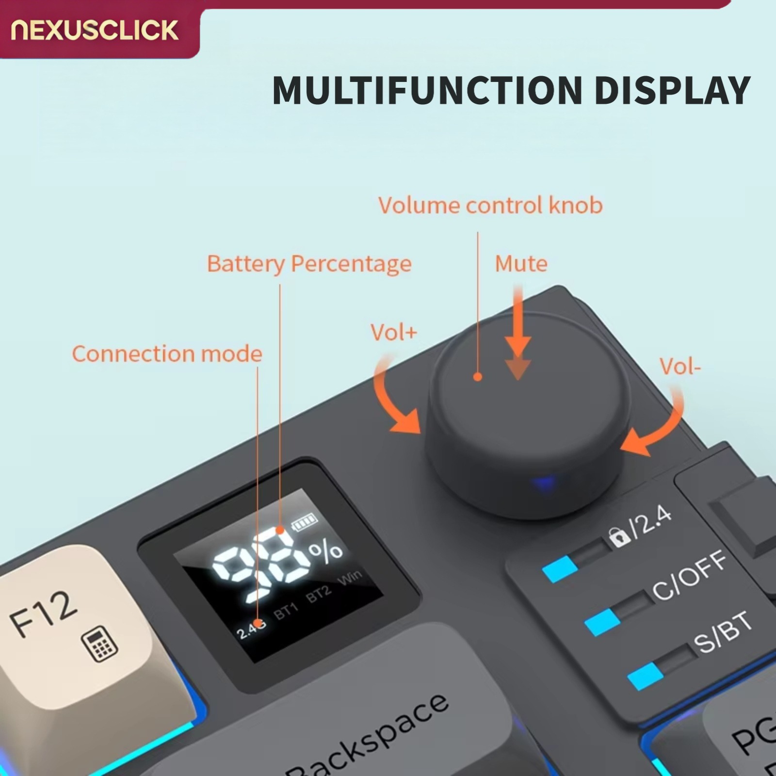 Combo de Teclado y Ratón Nexus - Gaming Keyboard And Mouse Combo Wireless reseña y precio