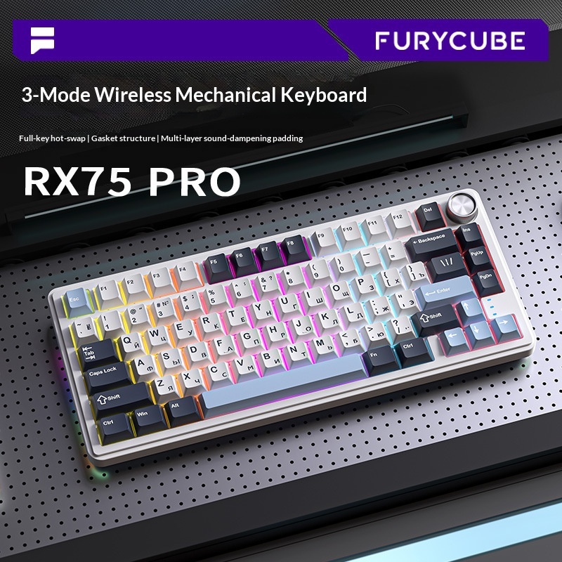 Teclado Mecánico Furycube Rx75 - Gaming Keyboard Not Typing reseña y precio