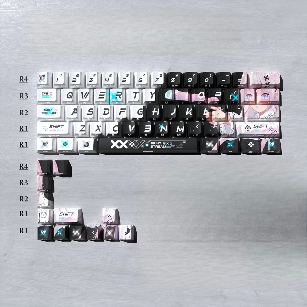Teclas Thocky con estampado la - Gaming Keyboard Thocky reseña y precio