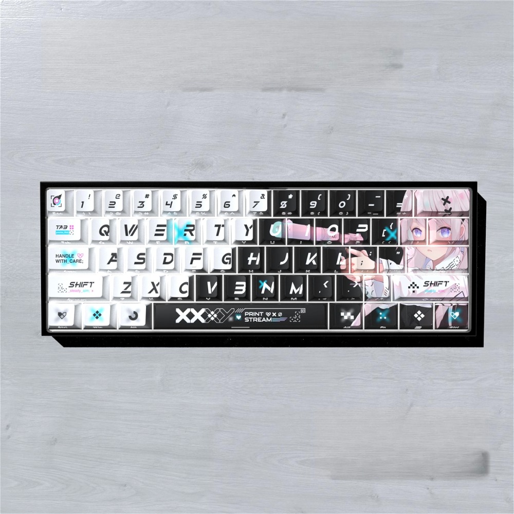 Teclas Thocky con estampado la - Gaming Keyboard Thocky reseña y precio