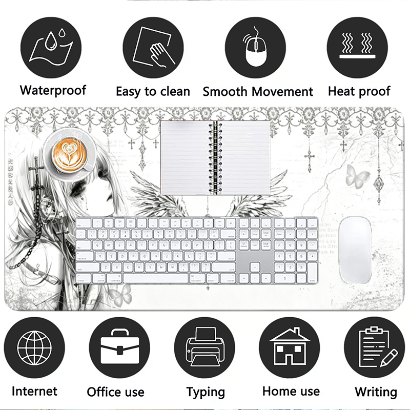 Alfombrilla de ratón de cuero, - Gaming Keyboard And Mouse reseña y precio
