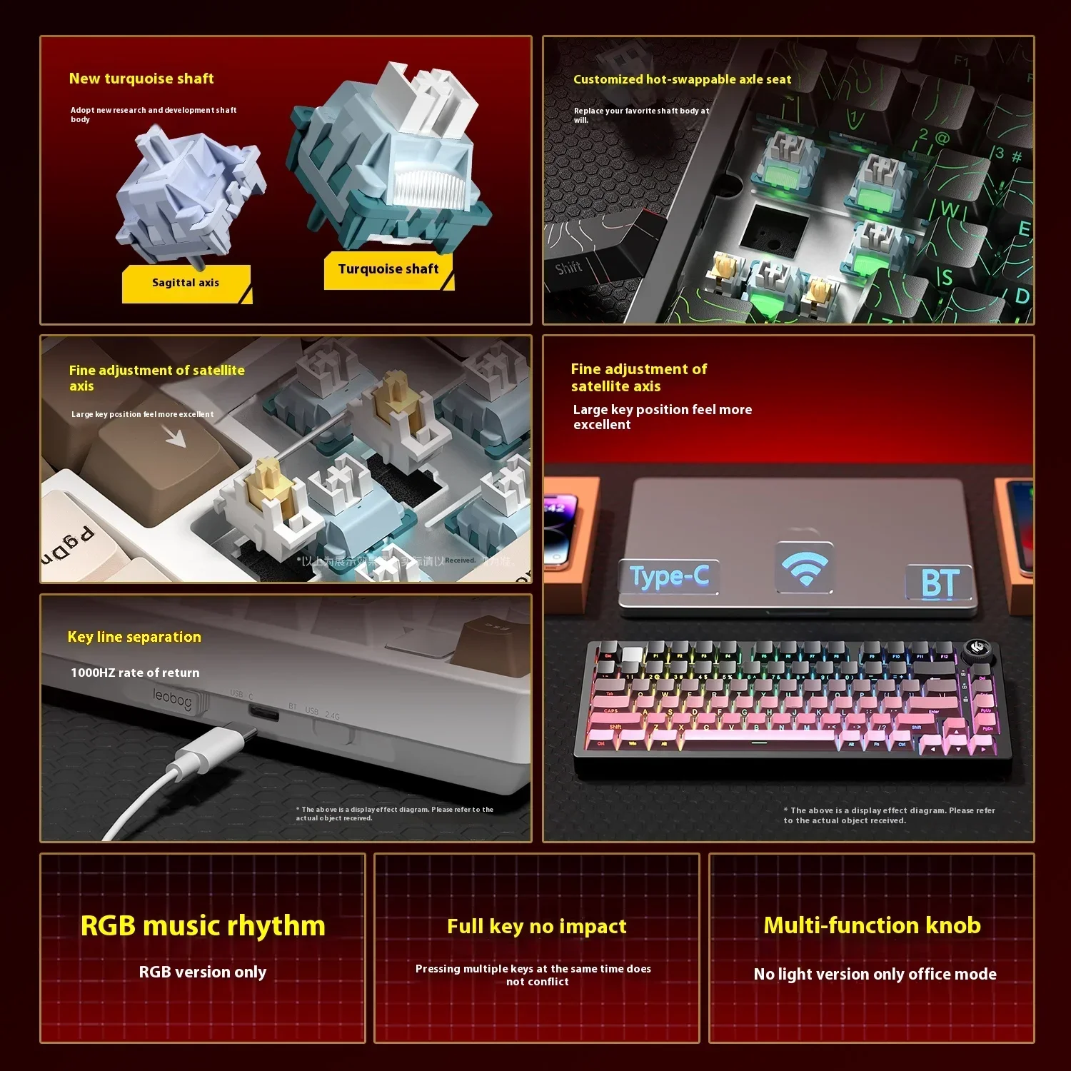 Leobog Hi75C Hi75 Hi75C Pro Ki - Gaming Keyboard Number Pad reseña y precio