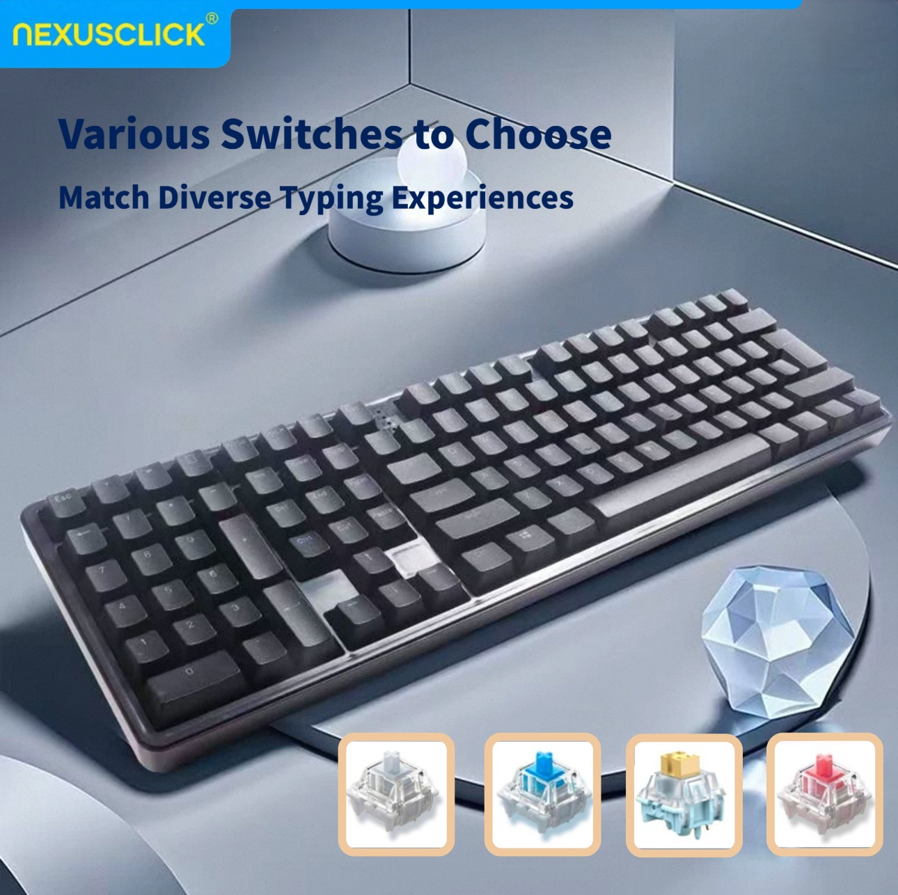 Teclado Mecánico Ergonómico Ne - Gaming Keyboard Number Pad reseña y precio