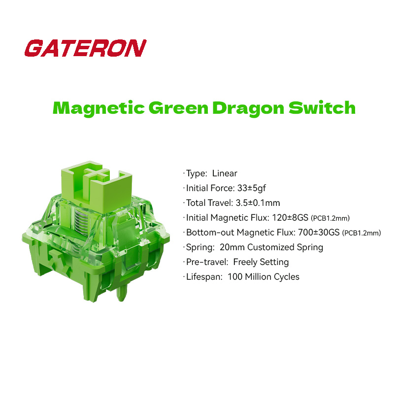 Interruptor Magnético GATERON  - Gaming Keyboard Magnetic Switches reseña y precio
